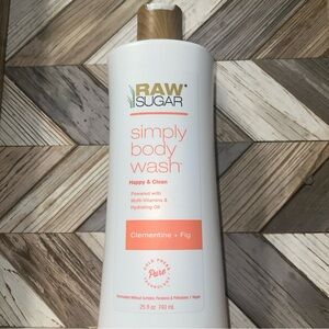 Raw Sugar Simply Body Wash - Clementine + Fig 25 fl oz